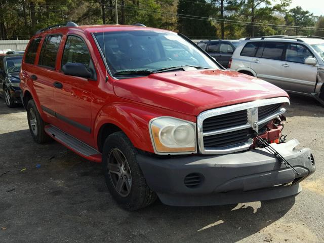 1D4HD38K76F187695 - 2006 DODGE DURANGO SX RED photo 1