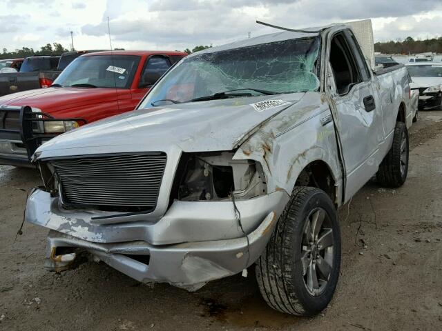 1FTRF12237NA12733 - 2007 FORD F150 GRAY photo 2