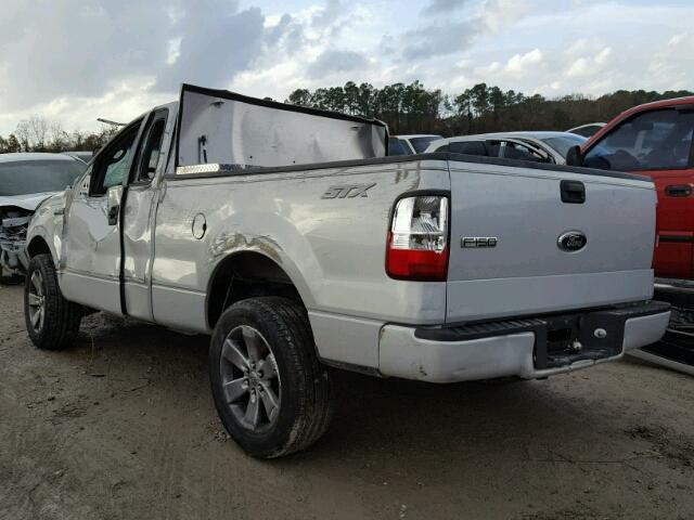 1FTRF12237NA12733 - 2007 FORD F150 GRAY photo 3