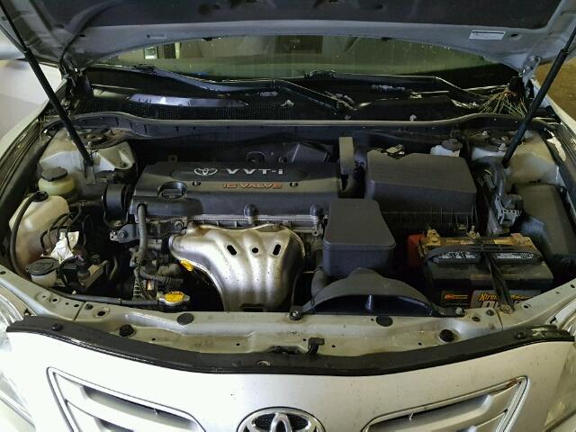 4T1BE46K47U519089 - 2007 TOYOTA CAMRY NEW SILVER photo 7