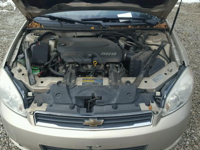 2G1WA5EKXA1212112 - 2010 CHEVROLET IMPALA LS BEIGE photo 7