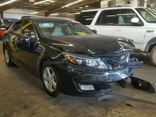 5XXGM4A74EG263393 - 2014 KIA OPTIMA LX BLACK photo 1