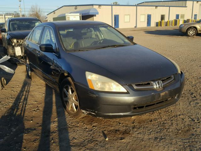 1HGCM66834A025204 - 2004 HONDA ACCORD EX CHARCOAL photo 1