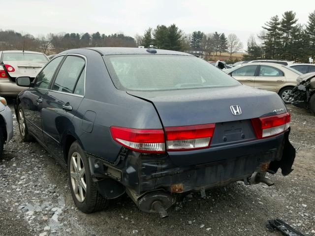 1HGCM66834A025204 - 2004 HONDA ACCORD EX CHARCOAL photo 3