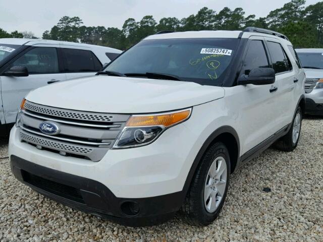 1FMHK7B89CGA72668 - 2012 FORD EXPLORER WHITE photo 2