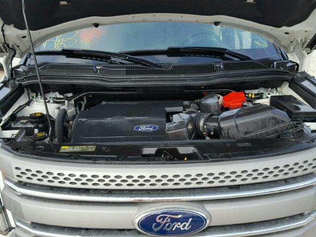 1FMHK7B89CGA72668 - 2012 FORD EXPLORER WHITE photo 7