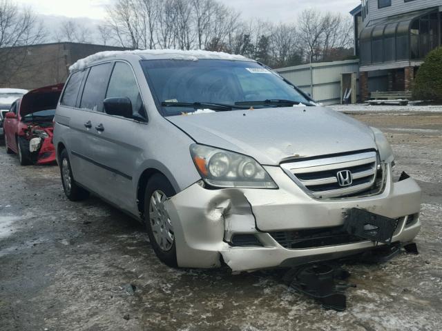 5FNRL38285B117274 - 2005 HONDA ODYSSEY LX SILVER photo 1