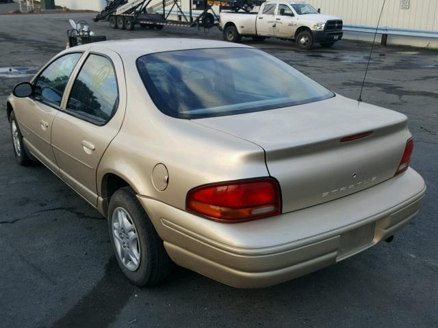 1B3EJ46X3XN610259 - 1999 DODGE STRATUS GOLD photo 3