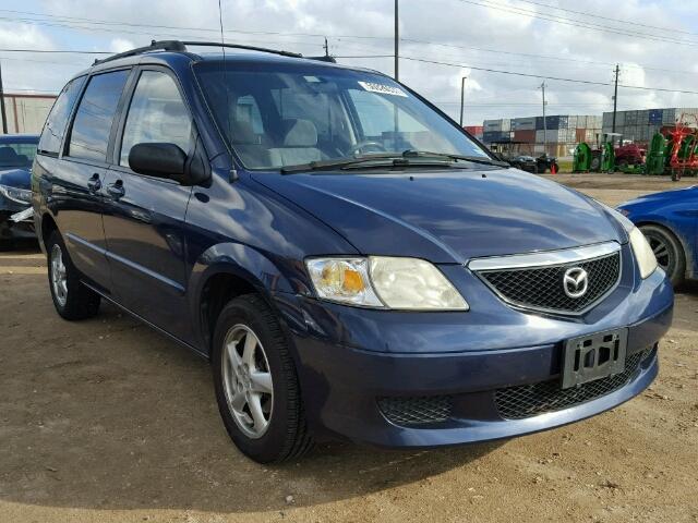 JM3LW28A020324676 - 2002 MAZDA MPV WAGON BLUE photo 1