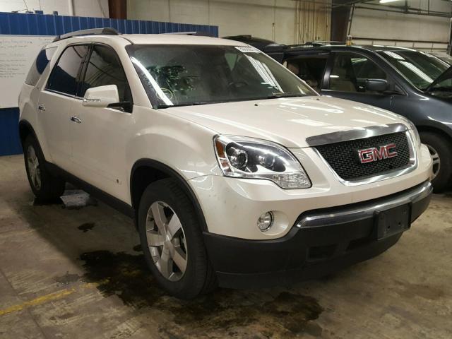 1GKLVMED9AJ131347 - 2010 GMC ACADIA SLT WHITE photo 1