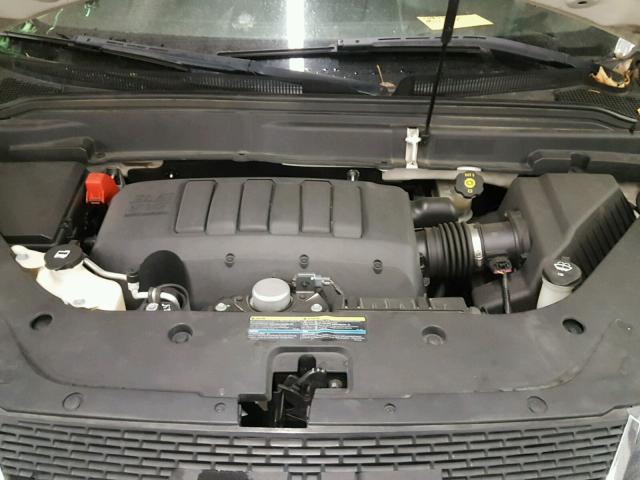 1GKLVMED9AJ131347 - 2010 GMC ACADIA SLT WHITE photo 7