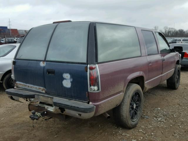 1GNFK16K8RJ351806 - 1994 CHEVROLET SUBURBAN K PURPLE photo 4