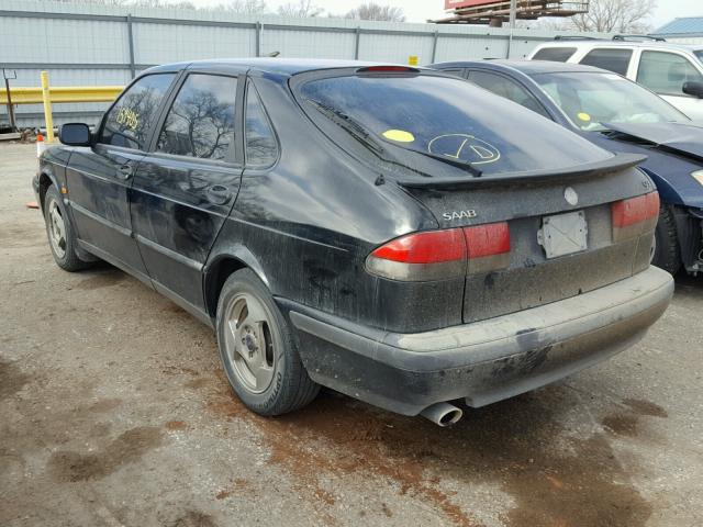 YS3DD55N8X2001945 - 1999 SAAB 9-3 S BLACK photo 3