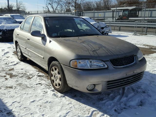 3N1CB51D92L668037 - 2002 NISSAN SENTRA XE BROWN photo 1