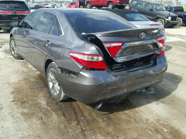 4T1BF1FK7GU168948 - 2016 TOYOTA CAMRY LE BROWN photo 3