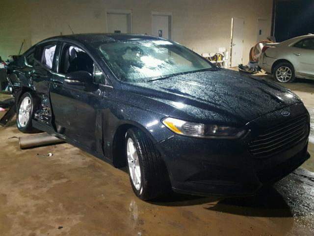 3FA6P0H74ER122879 - 2014 FORD FUSION SE BLACK photo 1