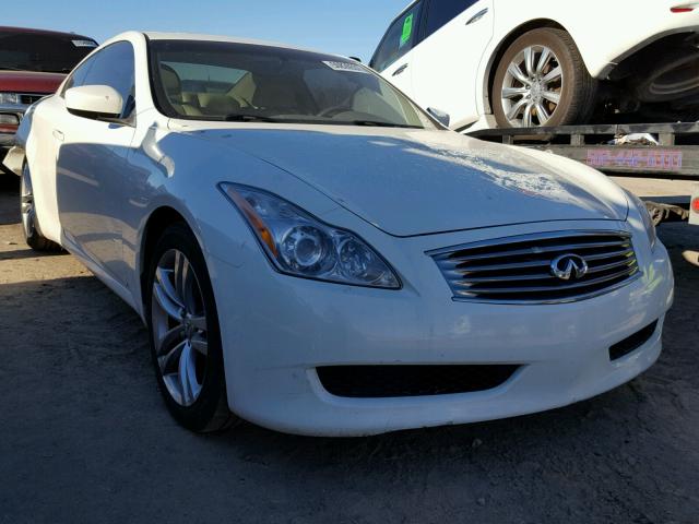 JNKCV64E78M120856 - 2008 INFINITI G37 BASE WHITE photo 1