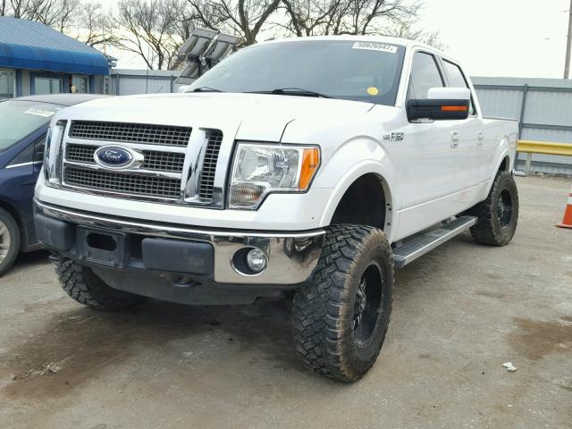 1FTFW1EF1CFB76892 - 2012 FORD F150 SUPER WHITE photo 2