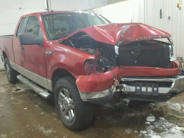 1FTPX14578FB57930 - 2008 FORD F150 RED photo 1