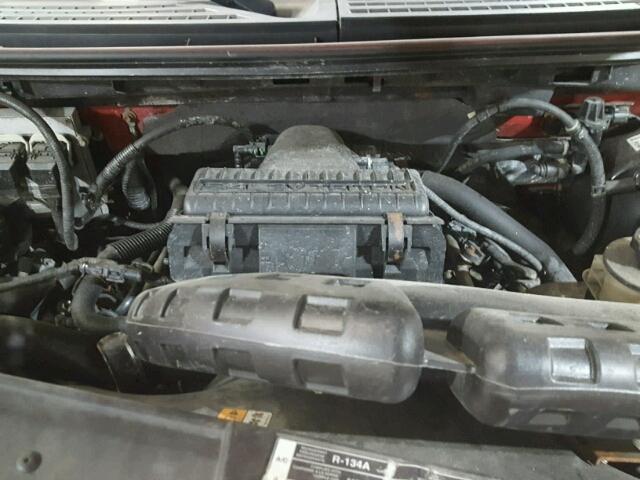 1FTPX14578FB57930 - 2008 FORD F150 RED photo 7