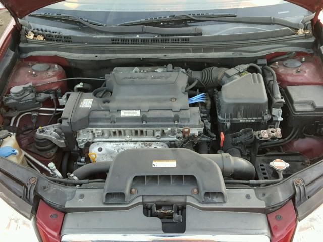 KMHDU46D48U288595 - 2008 HYUNDAI ELANTRA GL RED photo 7