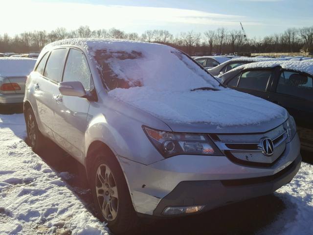 2HNYD283X8H500699 - 2008 ACURA MDX TECHNO SILVER photo 1