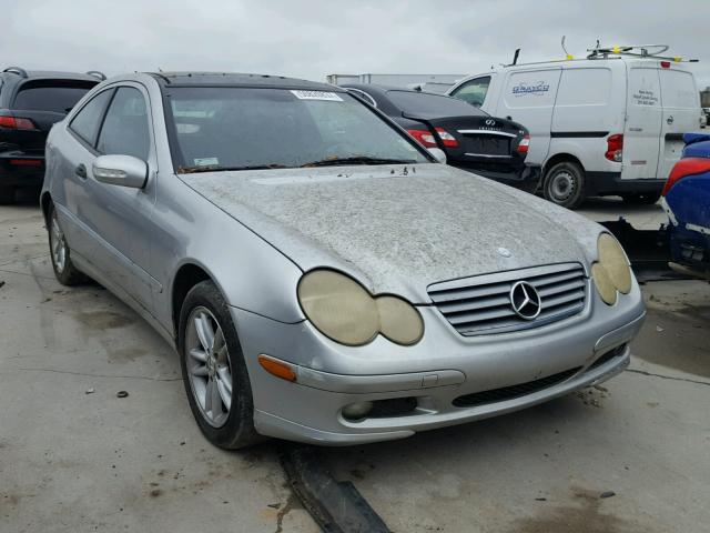 WDBRN47J32A287005 - 2002 MERCEDES-BENZ C 230K SPO SILVER photo 1