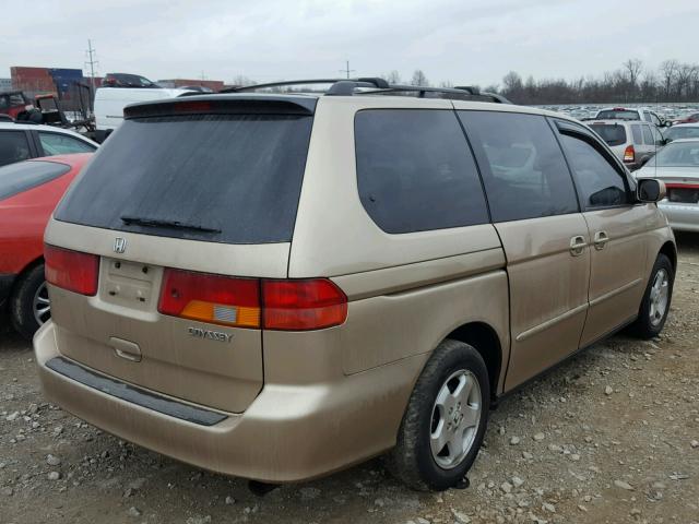 2HKRL18651H590634 - 2001 HONDA ODYSSEY EX TAN photo 4