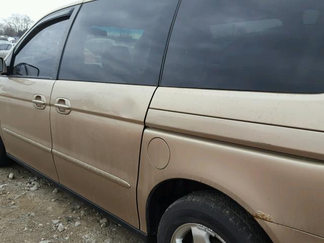 2HKRL18651H590634 - 2001 HONDA ODYSSEY EX TAN photo 9