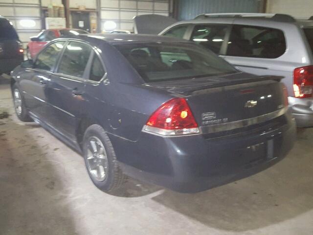 2G1WT57K591134003 - 2009 CHEVROLET IMPALA 1LT BLUE photo 3