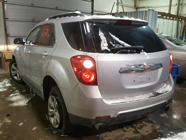 2GNFLBE33F6199438 - 2015 CHEVROLET EQUINOX LT SILVER photo 3