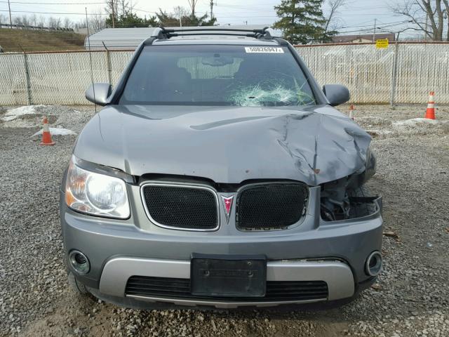 2CKDL63F866101100 - 2006 PONTIAC TORRENT GRAY photo 9