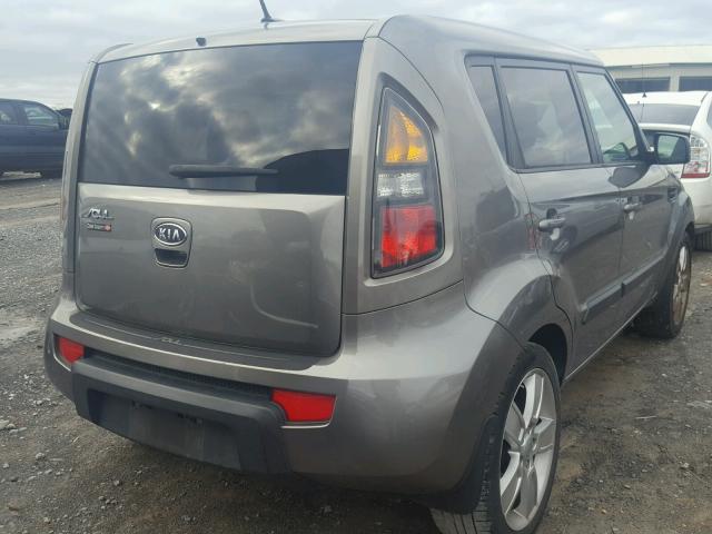 KNDJT2A20B7202175 - 2011 KIA SOUL + GRAY photo 4