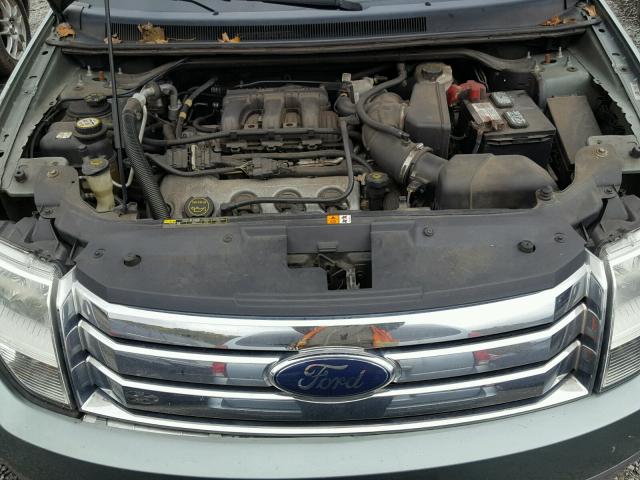 1FMDK05W78GA17577 - 2008 FORD TAURUS X S GREEN photo 7