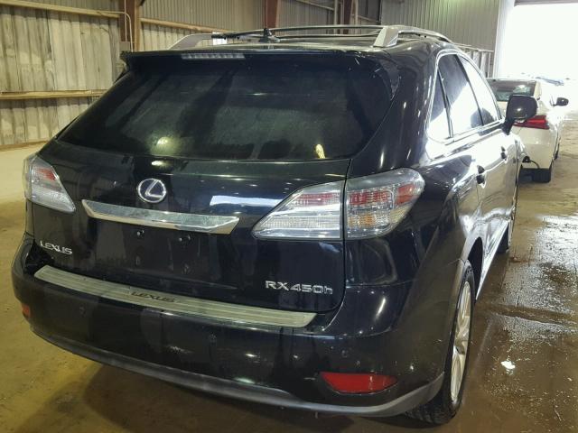 JTJBC1BA1A2410515 - 2010 LEXUS RX 450 BLACK photo 4