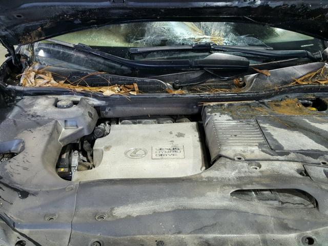 JTJBC1BA1A2410515 - 2010 LEXUS RX 450 BLACK photo 7