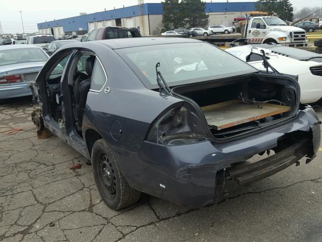 2G1WS57M791295120 - 2009 CHEVROLET IMPALA POL GRAY photo 3