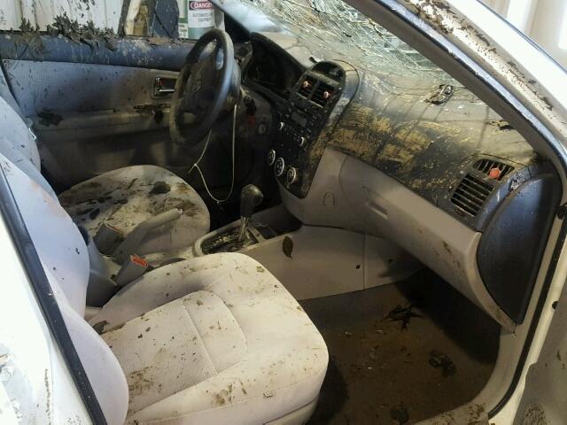 KNAFE121275461198 - 2007 KIA SPECTRA EX WHITE photo 5