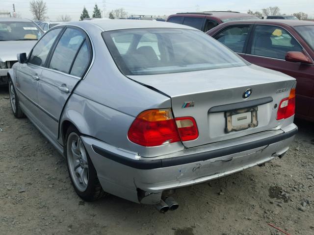 WBAAV53431JS91524 - 2001 BMW 330 I SILVER photo 3