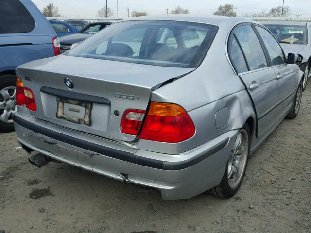 WBAAV53431JS91524 - 2001 BMW 330 I SILVER photo 4