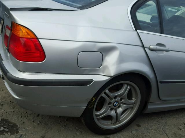 WBAAV53431JS91524 - 2001 BMW 330 I SILVER photo 9