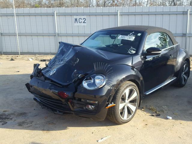 3VW7S7AT6DM825194 - 2013 VOLKSWAGEN BEETLE TUR BLACK photo 2