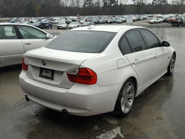 WBAVB73507VF54202 - 2007 BMW 335 I WHITE photo 4