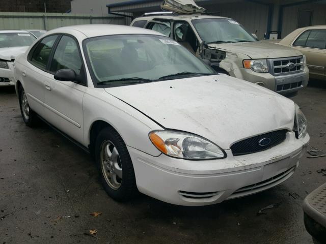 1FAFP53U96A239072 - 2006 FORD TAURUS SE WHITE photo 1