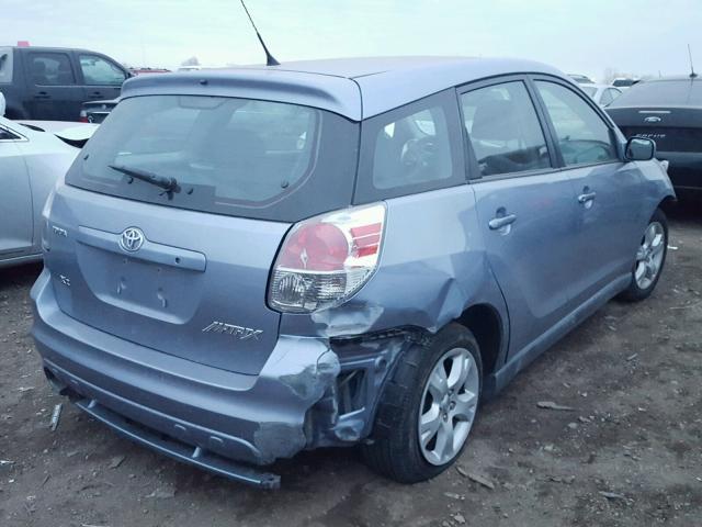 2T1KR32E67C635703 - 2007 TOYOTA COROLLA MA BLUE photo 4