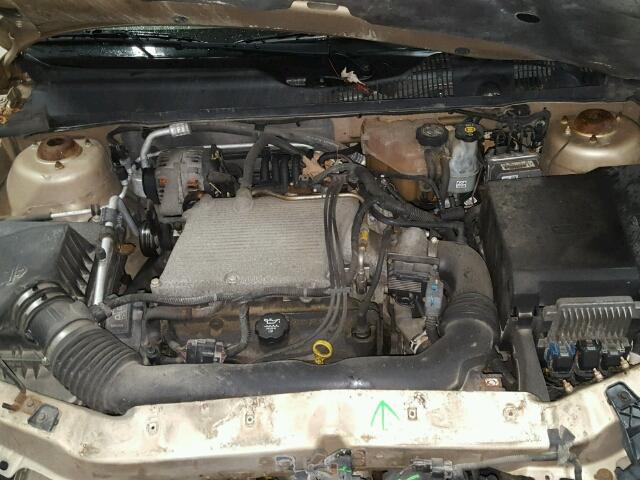 1G1ZT64855F182762 - 2005 CHEVROLET MALIBU MAX 金色 照片 7