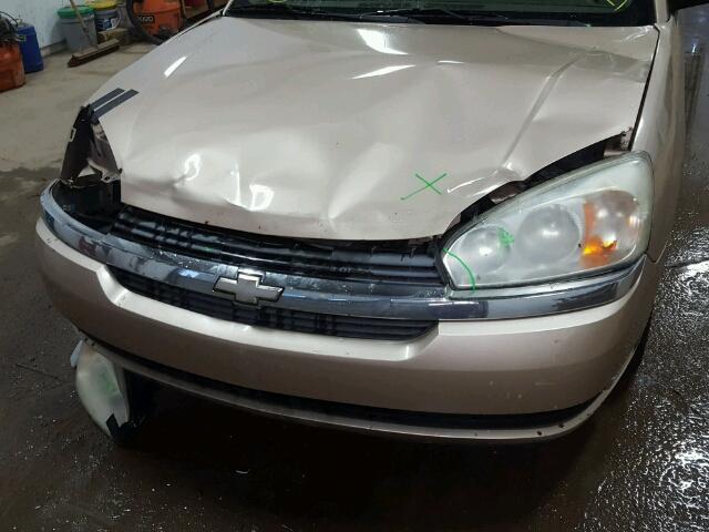 1G1ZT64855F182762 - 2005 CHEVROLET MALIBU MAX 金色 照片 9