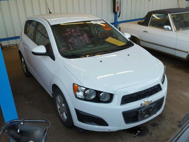 1G1JD6SB4D4162912 - 2013 CHEVROLET SONIC LT WHITE photo 1