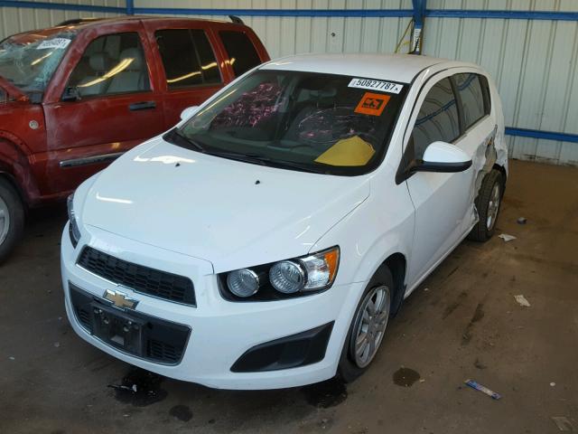 1G1JD6SB4D4162912 - 2013 CHEVROLET SONIC LT WHITE photo 2