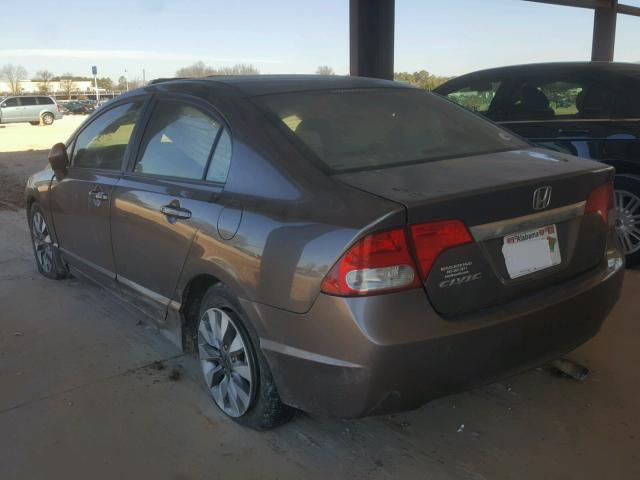 1HGFA16869L017991 - 2009 HONDA CIVIC EX TAN photo 3